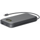 Акумулятор портативний Power Bank Belkin 27000мА·год, з інтегрованим кабелем USB-C, сірий BPB040HQCH