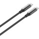 Кабель Colorway Type-C - Type-C (PVC+Aluminum Alloy) (PD Fast Charging 240W) 5А 2м CW-CBPDCC070-BK