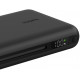 Акумулятор портативний Power Bank Belkin 25000мА·год, з інтегрованим кабелем USB-C, чорний BPB039HQB