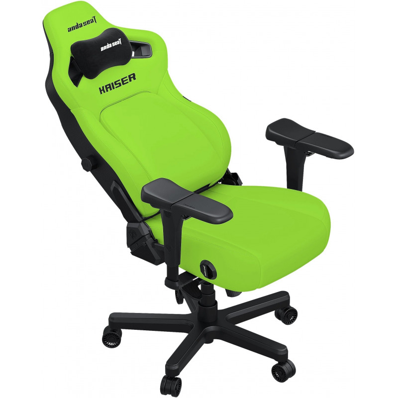 Крісло ігрове Anda Seat Kaiser 4 Bright Green PVC Size XL AD12YDDC-XLL-20-C-PV/C-01