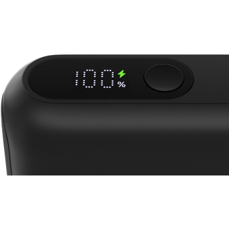 Акумулятор портативний Power Bank Belkin 10000мА·год, з інтегрованим кабелем USB-C, чорний BPB029HQB