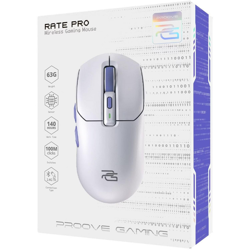 Миша Proove Gaming Rate Pro (white) WL