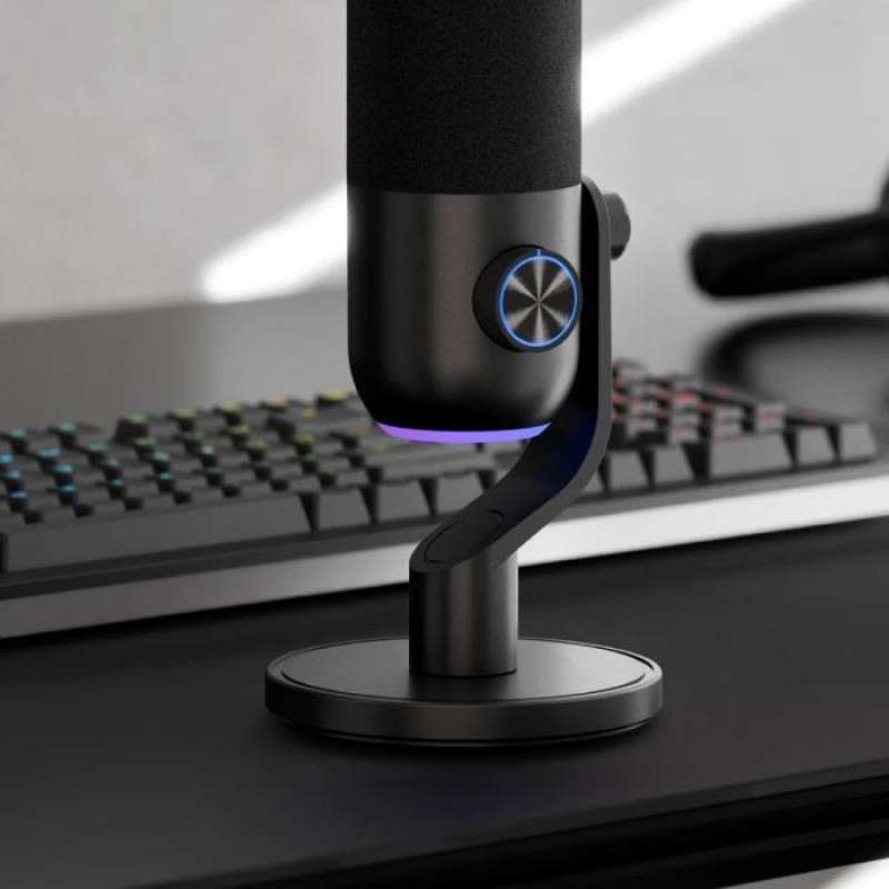 Мікрофон Streamplify MIC MINI-48-RGB-ST, чорний SPMC-MM1C327.11