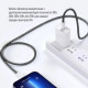 Кабель Colorway Type-C - Apple Lightning (braided cotton) (PD FC 27W) 1м (CW-CBPDCL061-BK)