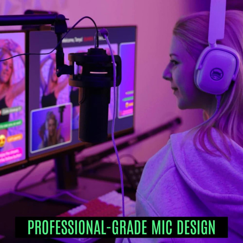 Мікрофон Streamplify MIC PRO-192-RGB-ST, чорний SPMC-MP3C327.11