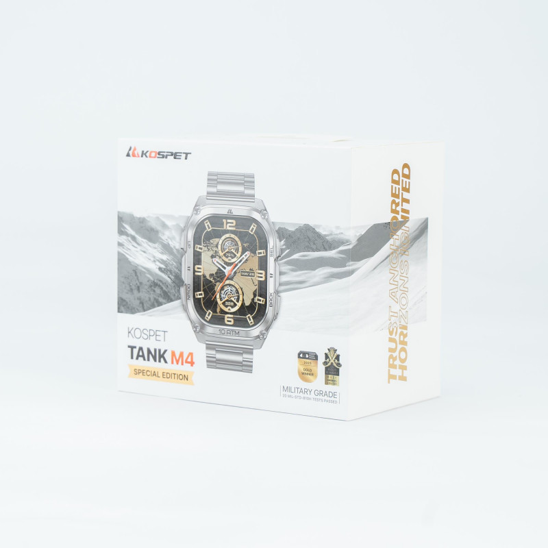 Розумний годинник KOSPET TANK M4 SE SILVER