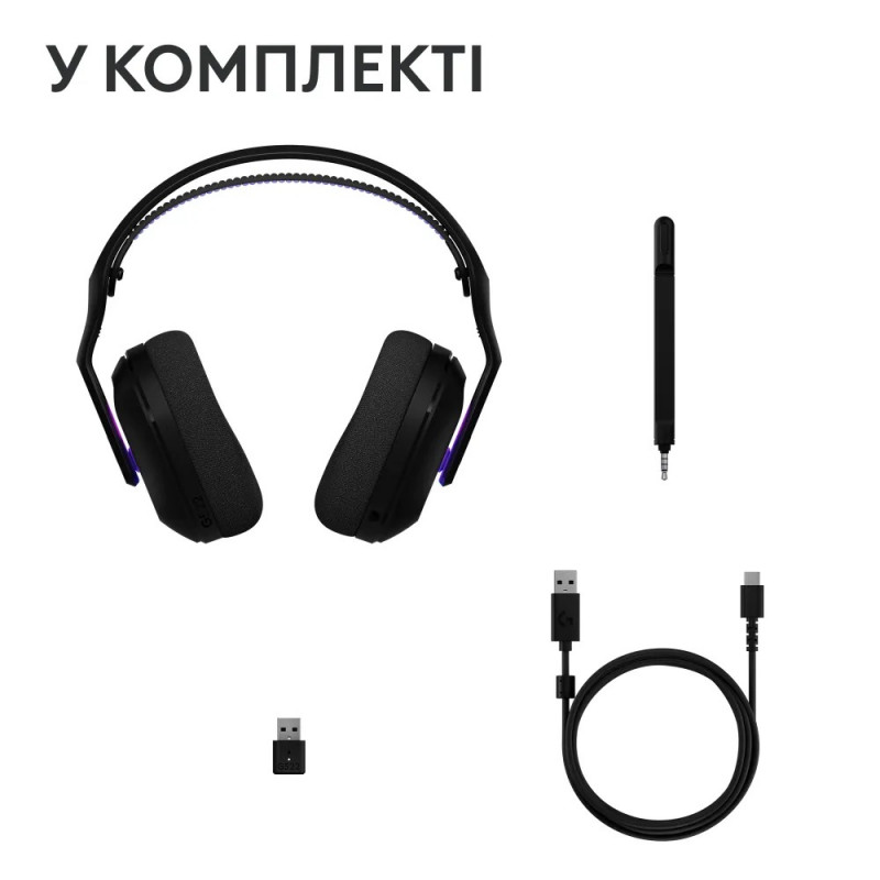 Навушники Logitech G522 Lightspeed Wireless Gaming Headset Black (981-001544)