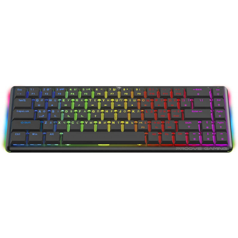 Бездротова клавіатура Proove Gaming AFK (Ukraine Layout) (black)
