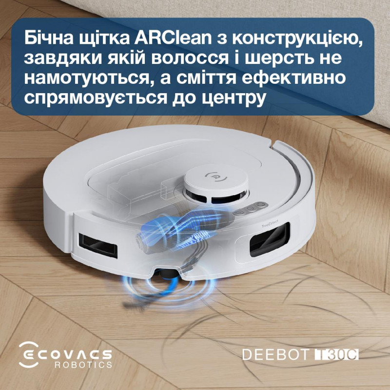 Робот-пилосос ECOVACS DEEBOT T30CDLX71 WHITE DLX71 WHITE