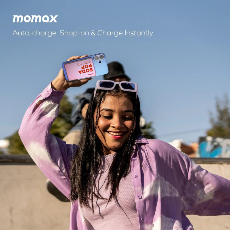 Портативний зарядний пристрій MOMAX WRL 5000MAH PINK IP135AP2