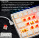 Дротова механічна клавіатура Ajazz NK68 Red switches Side contour White (NK68-R-S-W)