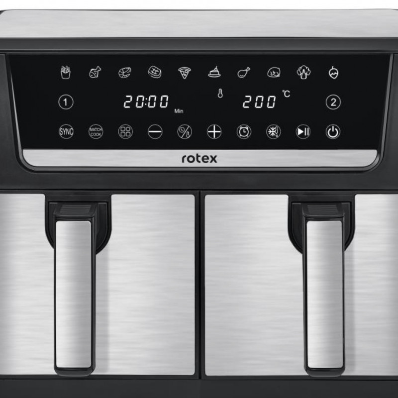 Мультипіч-фритюрниця Rotex ROM1210-2XL MulltiFry Duo (12л)