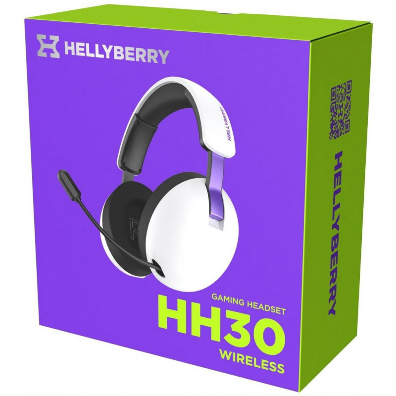 Ігрова гарнітура HATOR Hellyberry HH30 wireless (HH30_wireless_WV) white-violet