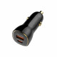 Авто зарядний пристрій Colorway Power Delivery Port PPS USB (USB-A + USB-C) (60W) Black CW-