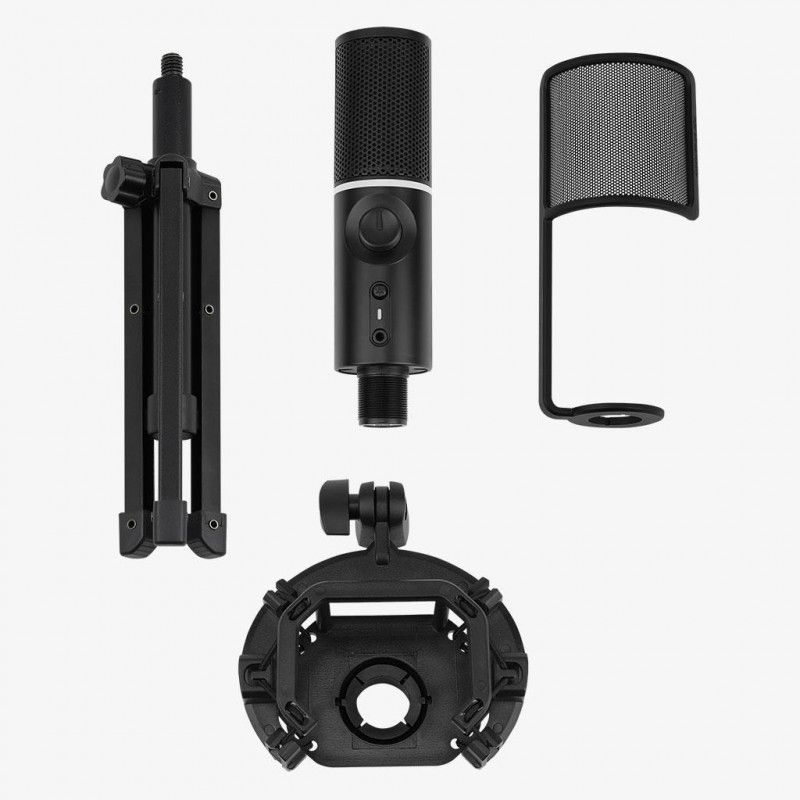 Мікрофон Streamplify MIC-48-RGB-TP, чорний SPMC-MZ1C127.11