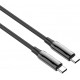 Кабель Colorway Type-C - Type-C (PVC+Aluminum Alloy) (PD Fast Charging 240W) 5А 2м CW-CBPDCC070-BK