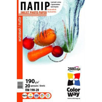 Папір CW матова 190г/м A4 PM190-20