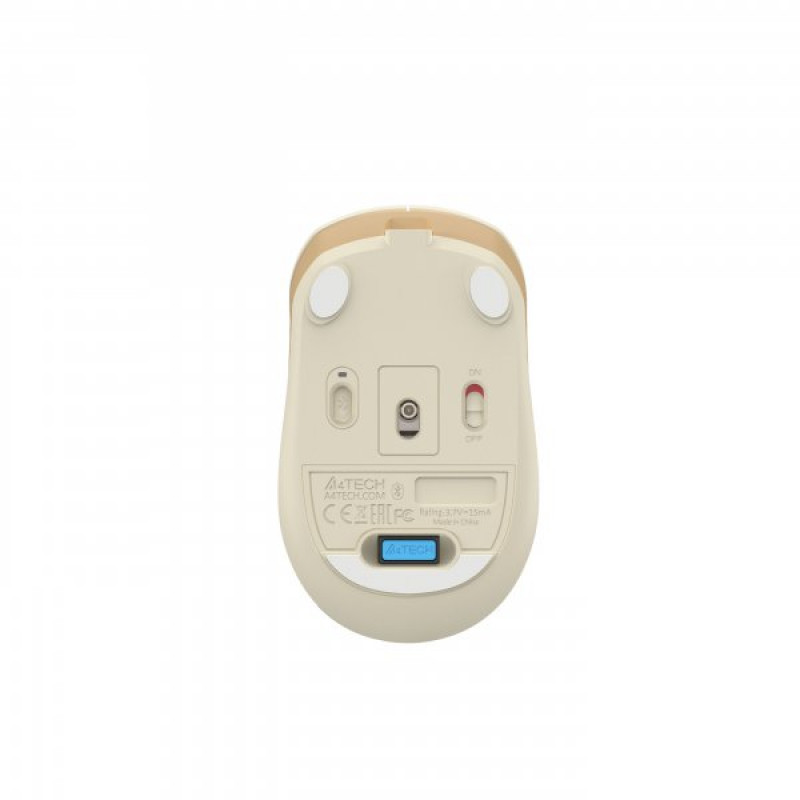 Миша бездротова A4Tech Fstyler FB26CS Air2 (Cafe Latte), колір бежевий