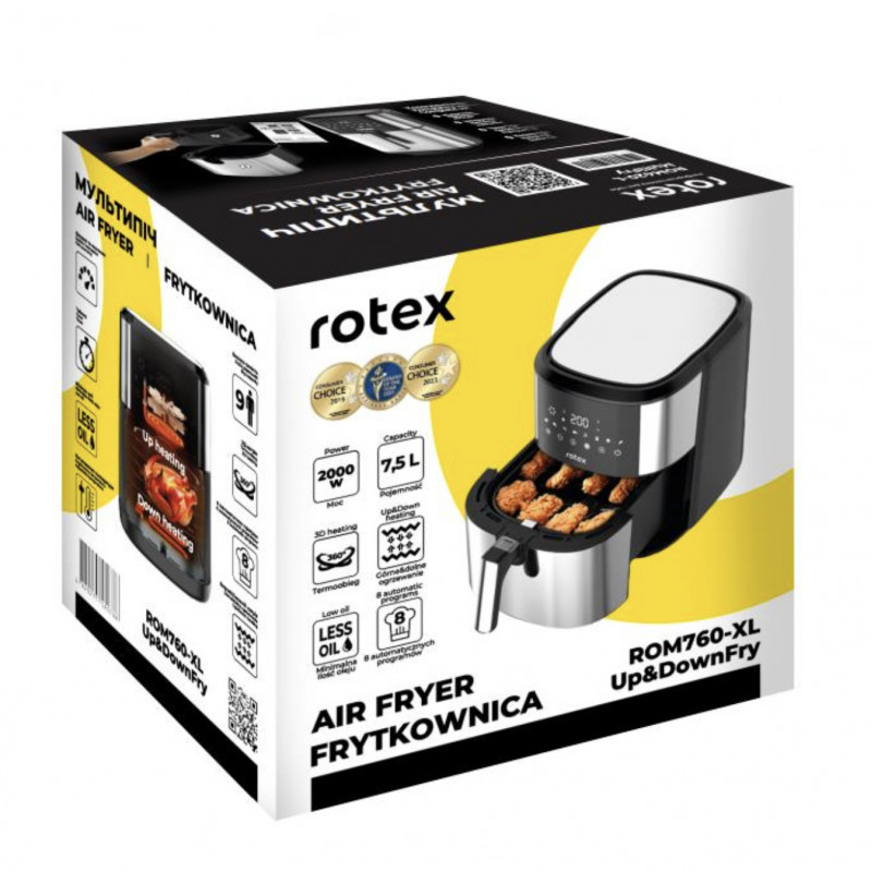 Мультипіч-фритюрниця Rotex ROM760-XL UP&DownFry