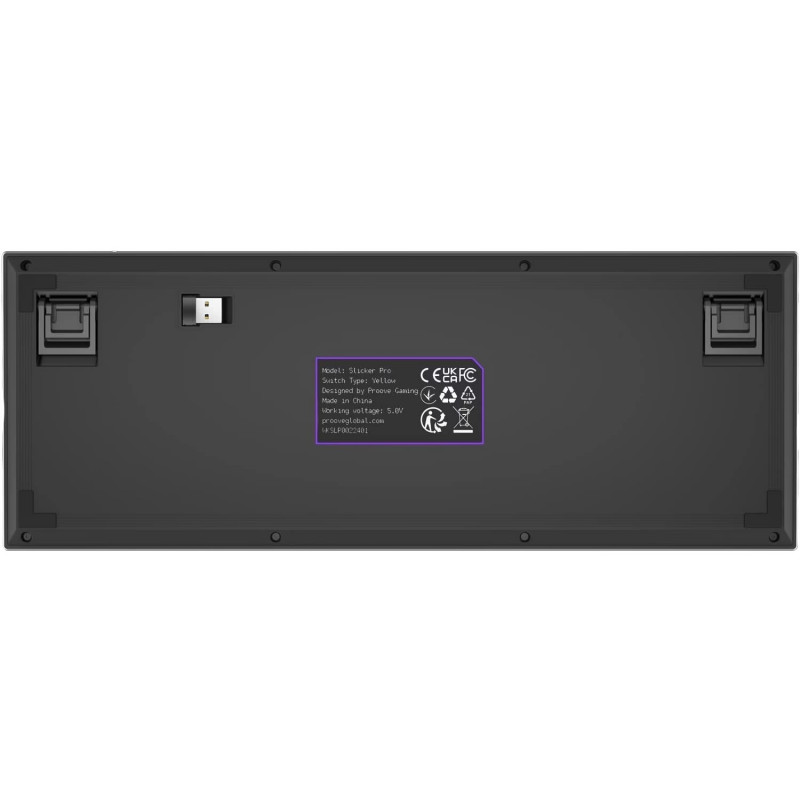 Бездротова клавіатура Proove Gaming Slicker Pro (Ukraine Layout) (black)