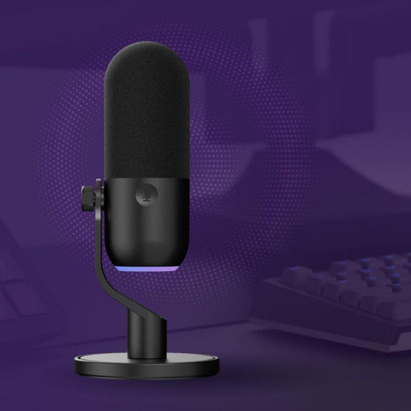 Мікрофон Streamplify MIC MINI-48-RGB-ST, чорний SPMC-MM1C327.11