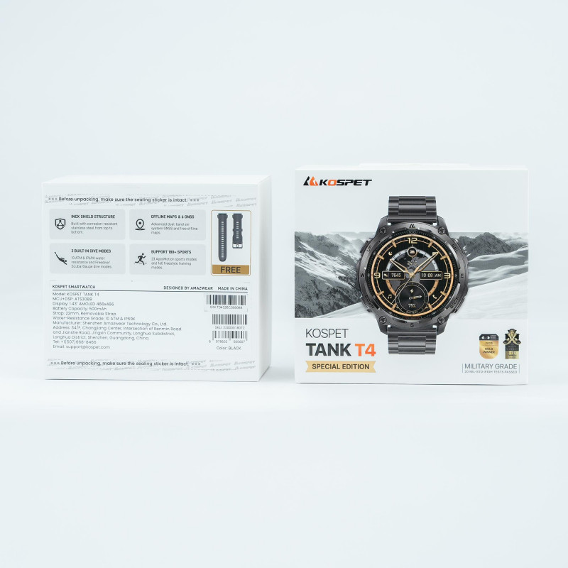 Розумний годинник KOSPET TANK T4 SE BLACK