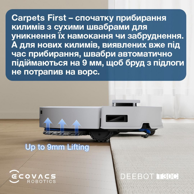 Робот-пилосос ECOVACS DEEBOT T30CDLX71 WHITE DLX71 WHITE