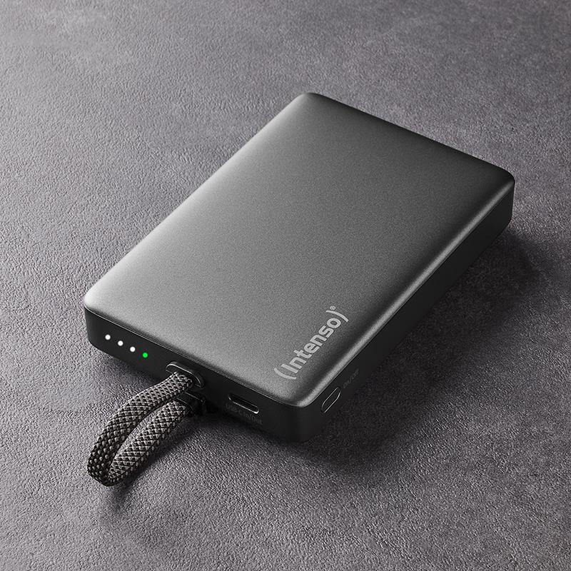 Портативний зарядний пристрій INTENSO USB 10000MAH MAG GREY 7340034 MC10000
