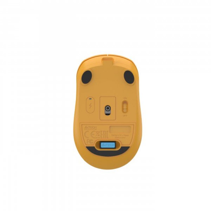 Миша A4Tech Fstyler FG15CS Air2 (Yellow), USB, колір жовтий