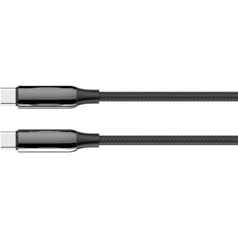 Кабель Colorway Type-C - Type-C (PVC+Aluminum Alloy) (PD Fast Charging 240W) 5А 2м CW-CBPDCC070-BK