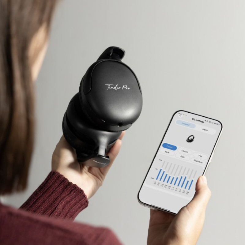 Бездротові навушники Proove Tender Pro with ANC (APP) (black)