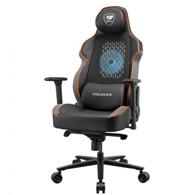 Крісло ігрове Cougar NxSys Aero, колір чорний