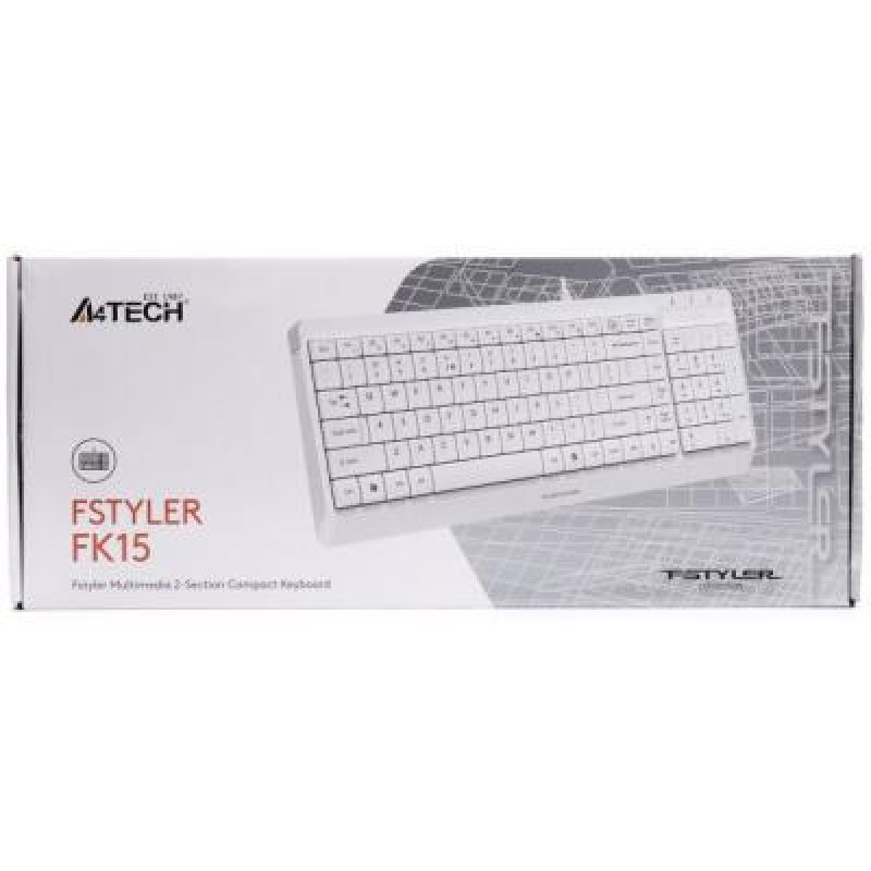 Клавіатура A4Tech Fstyler FK15 (White)