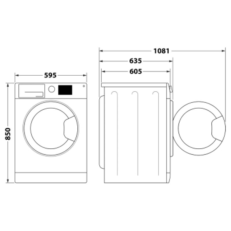 Прально-сушильна машина Whirlpool FFWDB976258BVUA