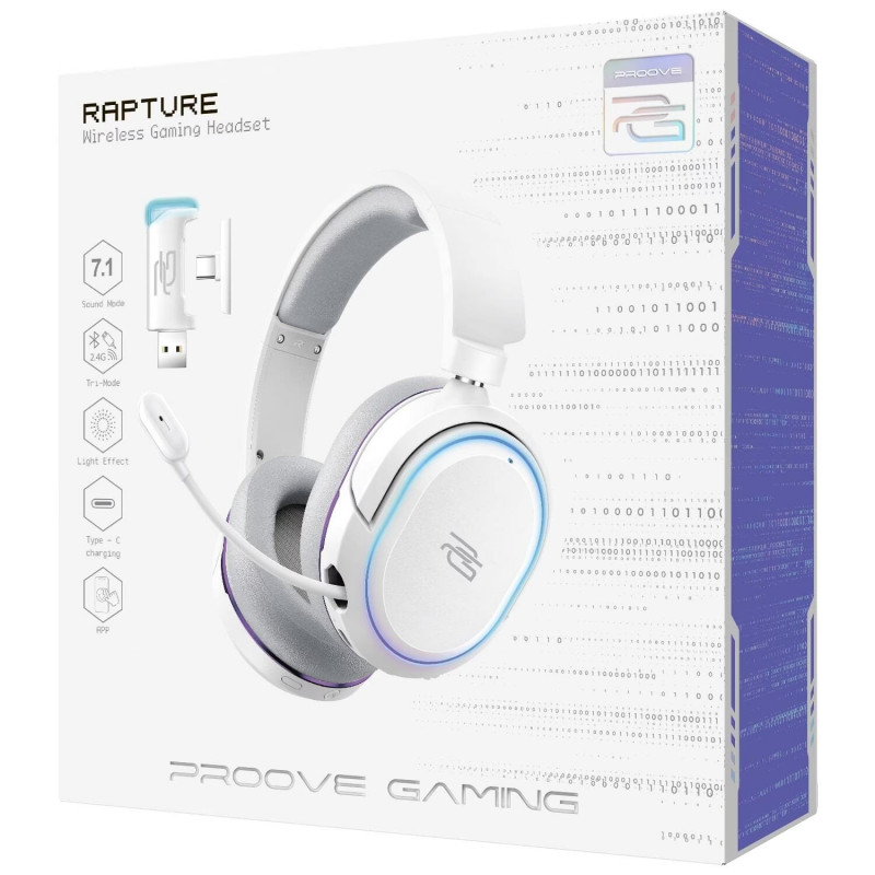 Гарнітура ігрова Proove Gaming Rapture (APP) (white)