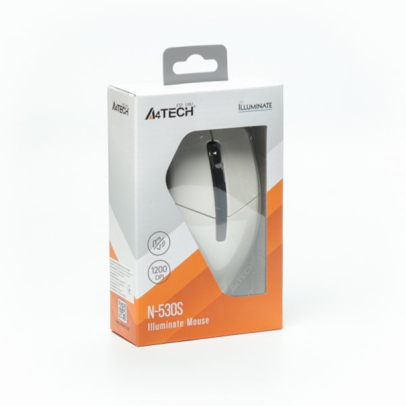 Миша A4Tech N-530S (White) USB