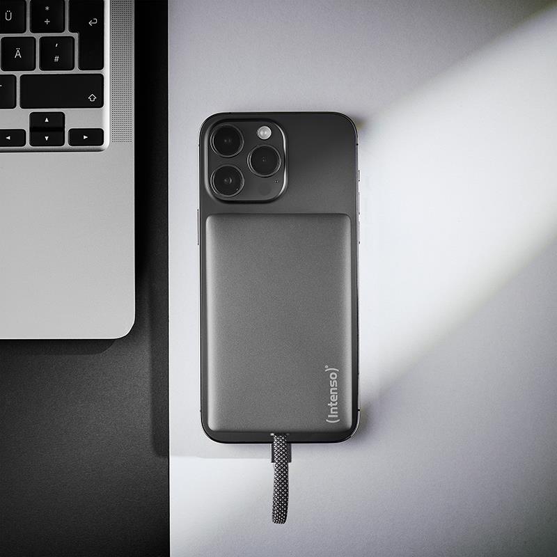 Портативний зарядний пристрій INTENSO USB 10000MAH MAG GREY 7340034 MC10000