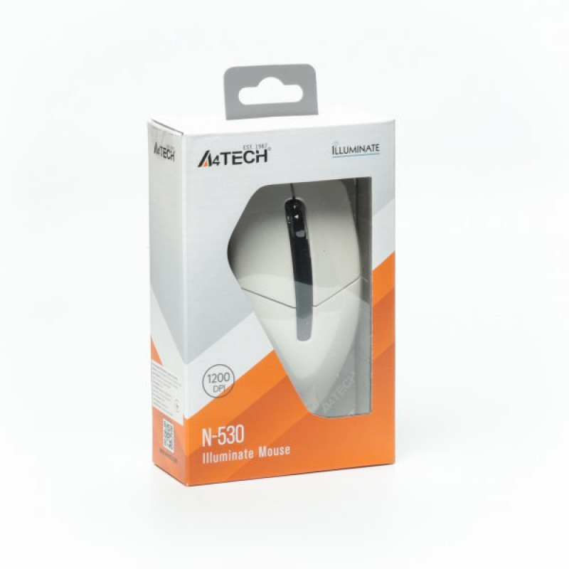 Миша A4Tech N-530 (White) USB