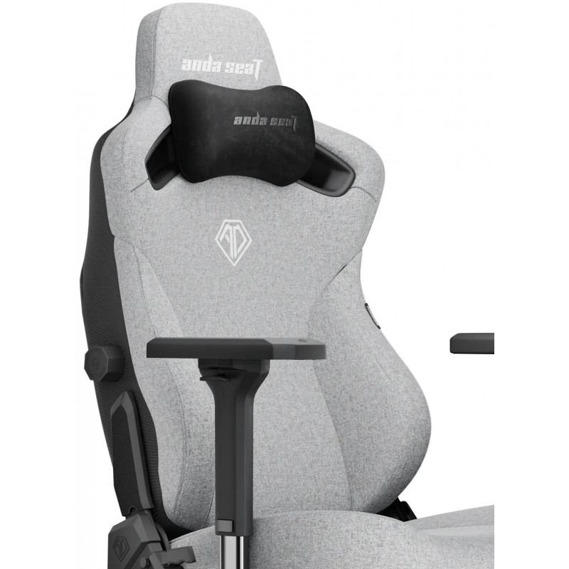 Крісло ігрове Anda Seat Kaiser 3 Grey Fabric Size L AD12YDC-L-01-G-PV/F