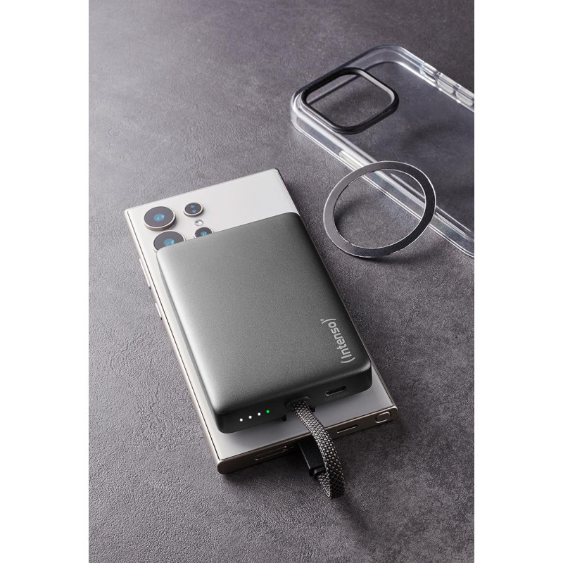 Портативний зарядний пристрій INTENSO USB 10000MAH MAG GREY 7340034 MC10000