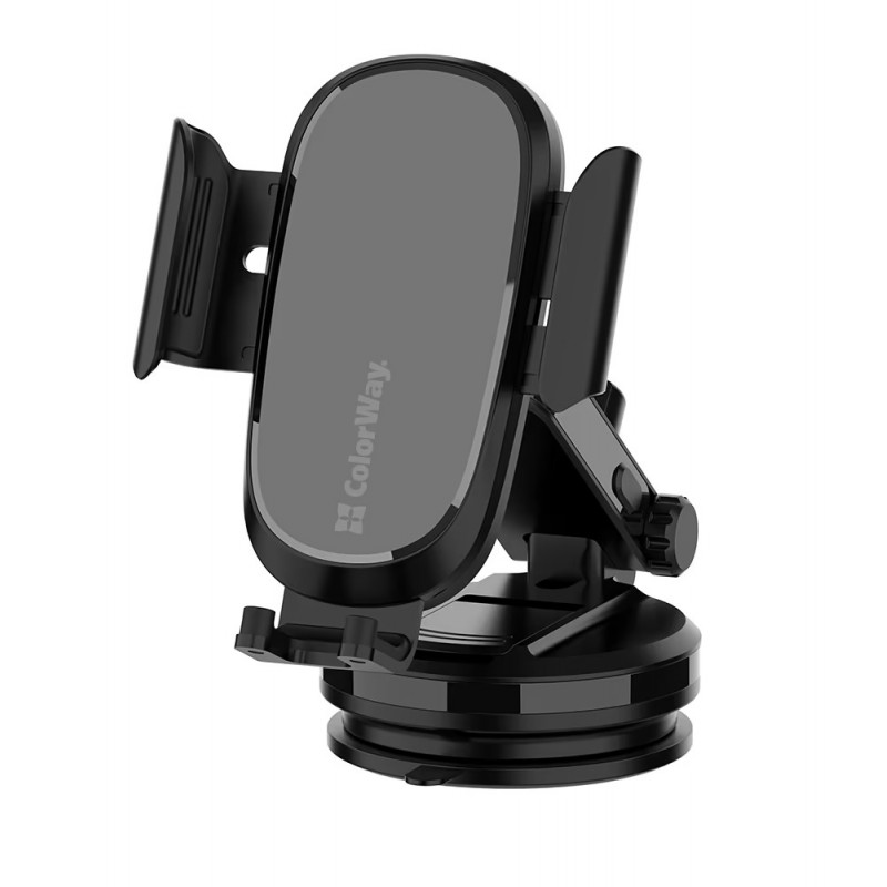 Автомобільний бездротовий зарядний пристрій ColorWay Dashboard Car Wireless Charger 15W Black