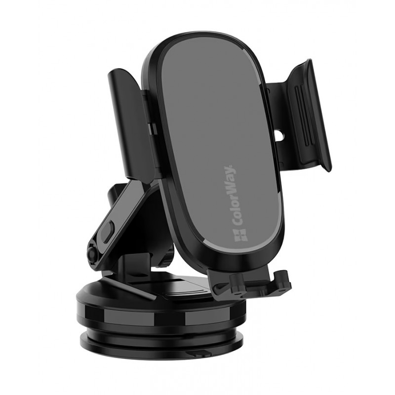 Автомобільний бездротовий зарядний пристрій ColorWay Dashboard Car Wireless Charger 15W Black