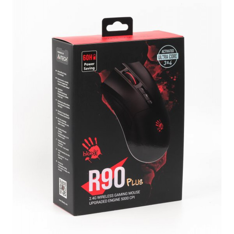 Миша ігрова A4-Tech Bloody R90 Plus, чорна