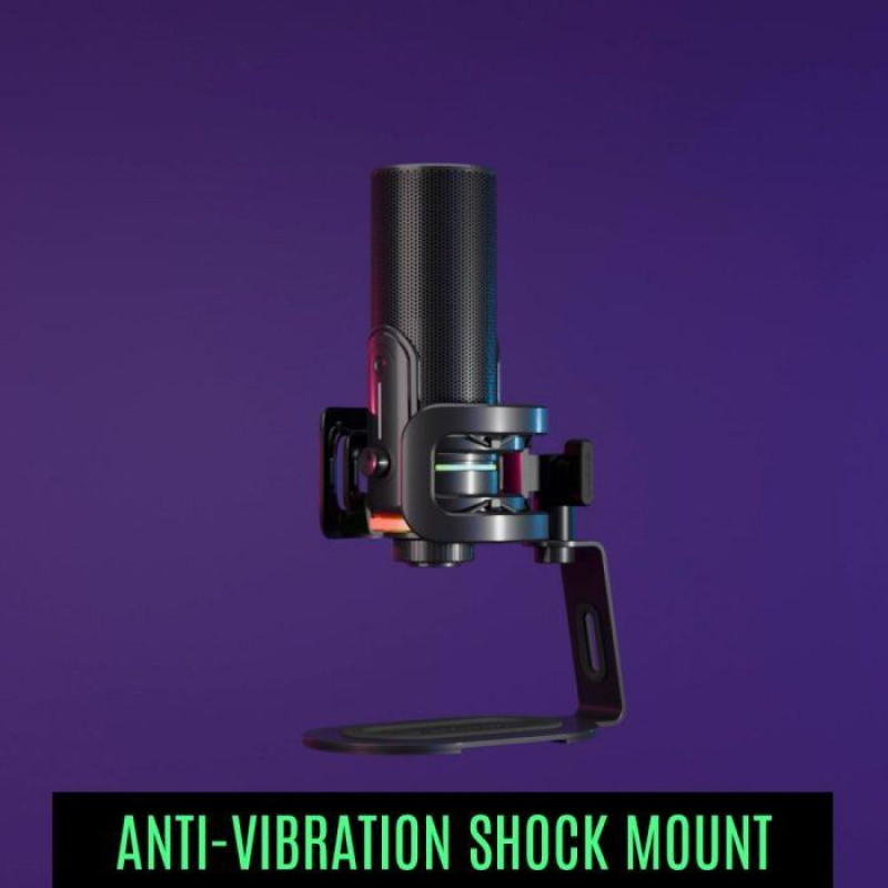 Мікрофон Streamplify MIC PRO-192-RGB-ST, чорний SPMC-MP3C327.11