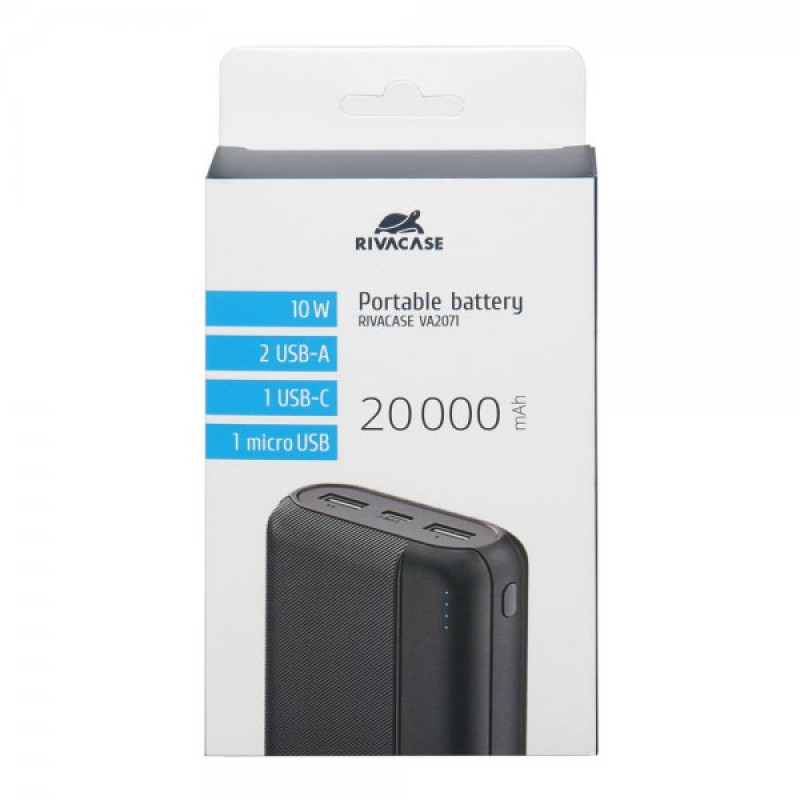 Power Bank Rivacase RIVAPOWER VA2071 (Black)