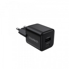 Мережевий зарядний пристрій Choetech PD5012-EU-BK, USB-A/USB-С