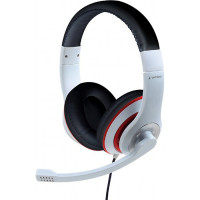 Навушники Gembird MHS-03-WTRDBK White/Red/Black