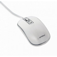 Миша MUS-4B-06-WS USB інтерфейс, бiло-сiра