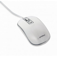 Миша MUS-4B-06-WS USB інтерфейс, бiло-сiра