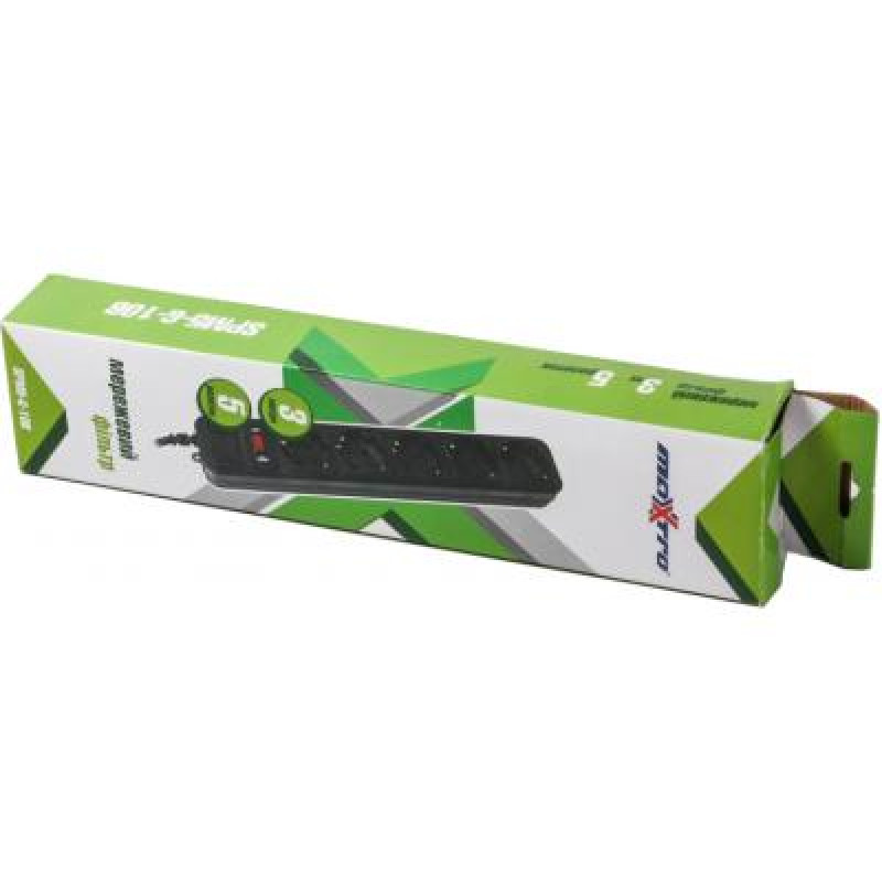 Мережевий фільтр Maxxter SPM5-G-10B 3м
